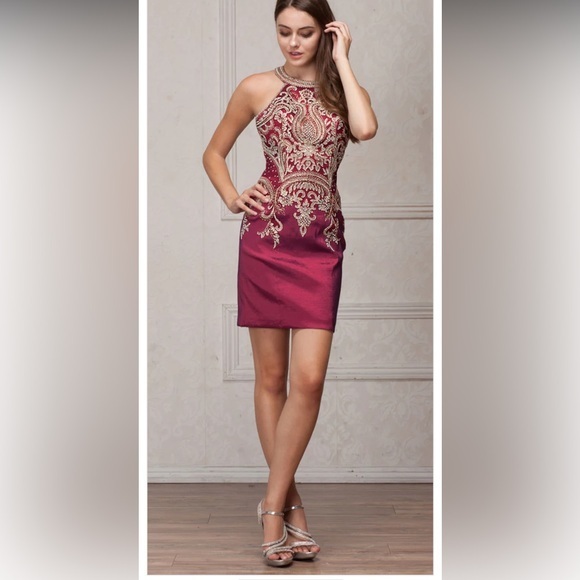 Formal mini dress size 4 - Picture 1 of 9